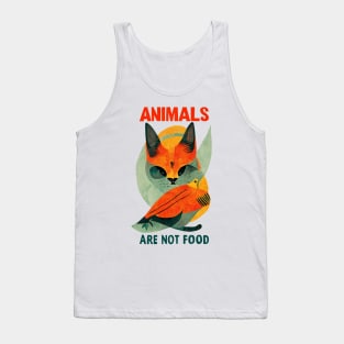 Animals are not food Tank Top